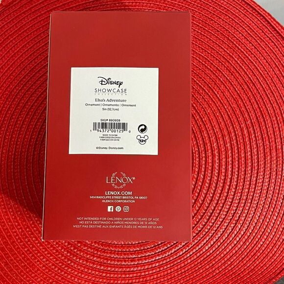 Lenox Elsa’s Adventure Disney Ornament NWT - Picture 5 of 5